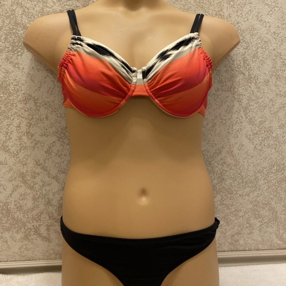 Coco Reef Coral and Black Bikini